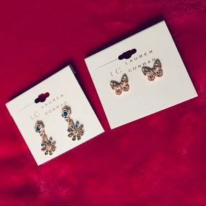 ⭐️ 2/$10 LC Lauren Conrad two pairs NWT earrings